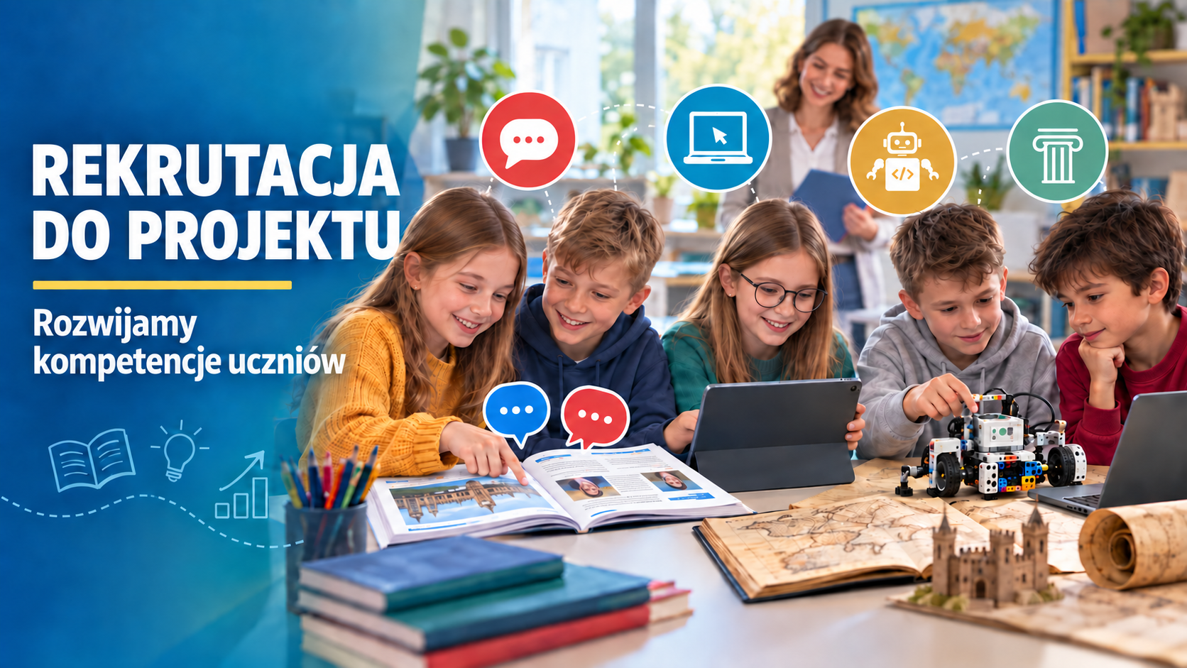 Rozpoczynamy rekrutację uczniów do projektu edukacyjnego